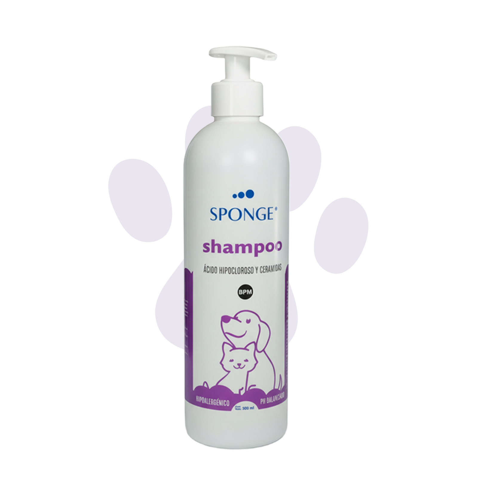 Sponge Shampoo, Ácido hipocloroso y Ceramidas