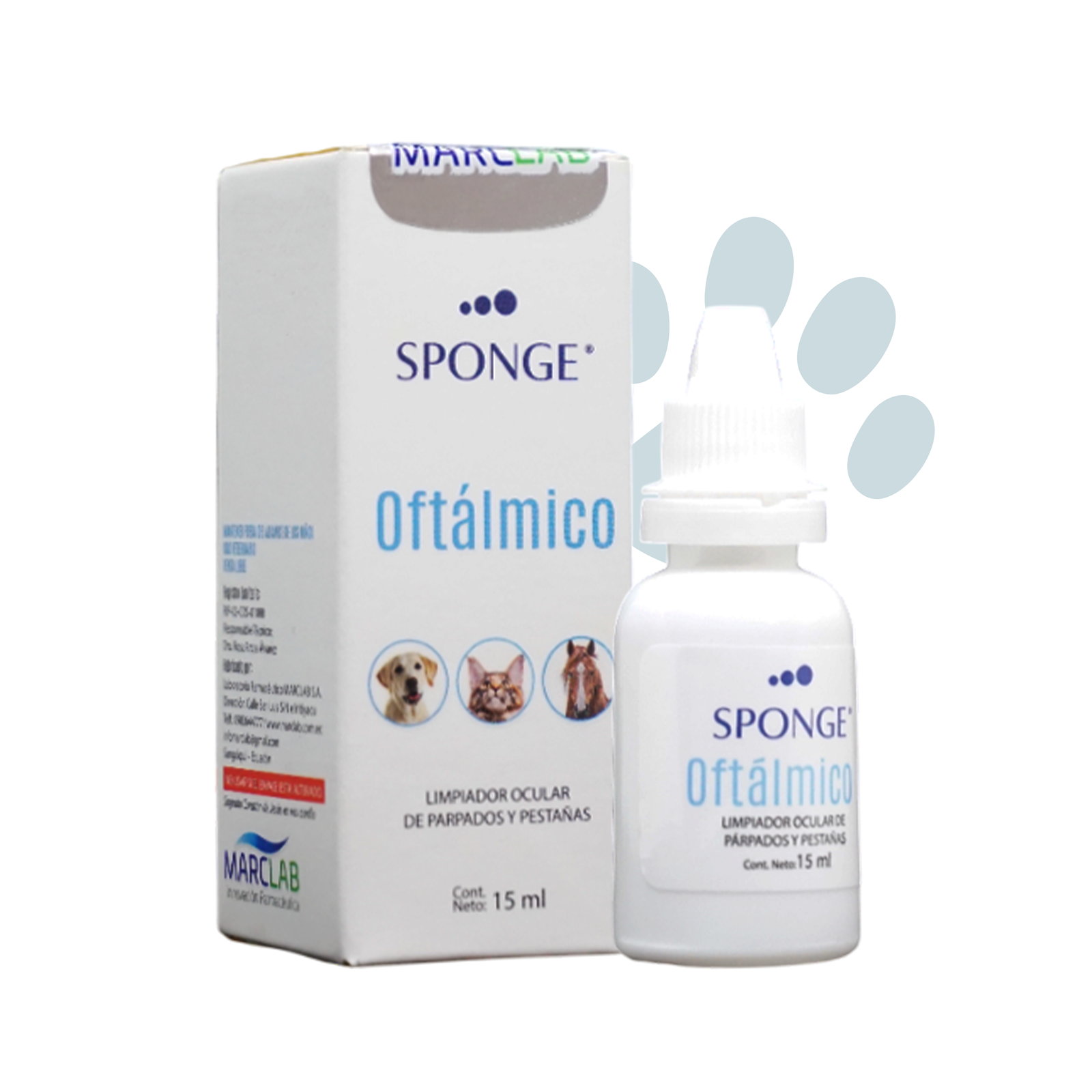 Sponge Oftálmico, Limpiador Ocular de Párpados y Pestañas