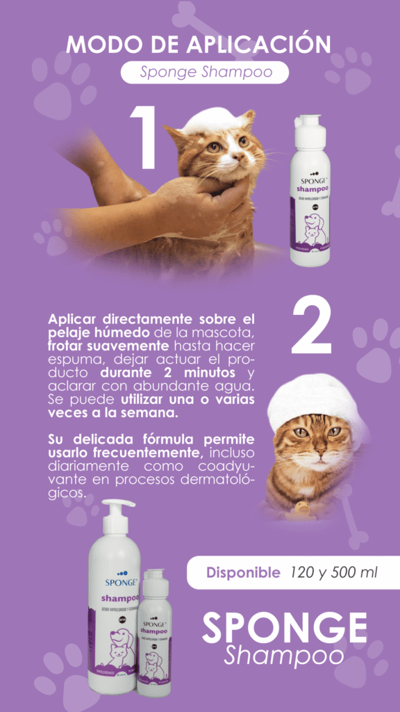 Sponge Shampoo, Proceso dermatológico, Protección solar, Pelo saludable, Mascotas
